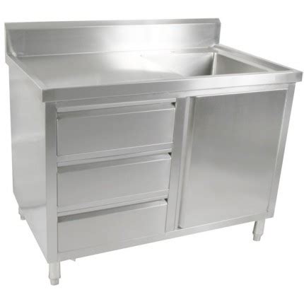 stainless steel sink cabinet supplier|stainless steel cabinets with drawers.